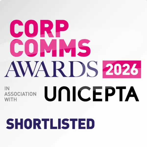 Five clients shortlisted at the CorpComms Awards 2026