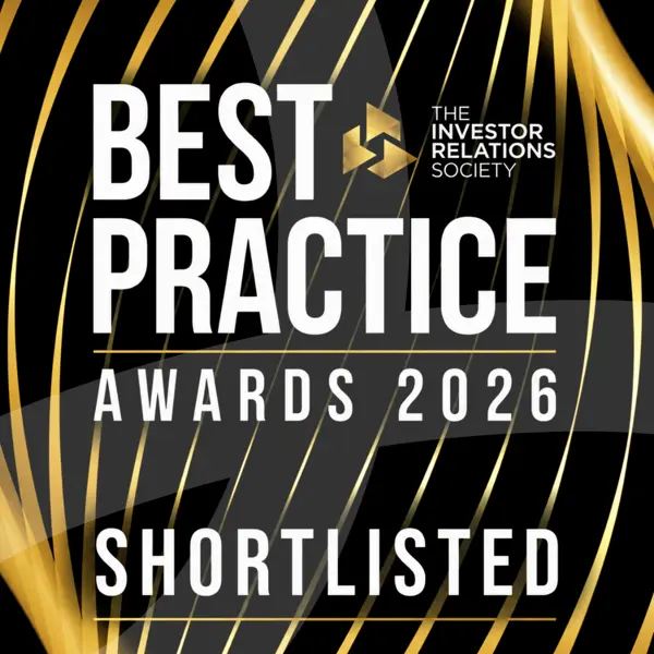 Seven nominations for our clients at the IR Society Best Practice Awards