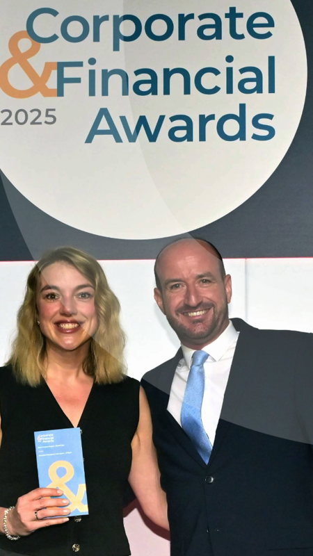 Double gold at the Corporate and Financial Awards