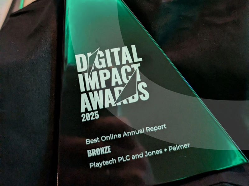 Playtech takes bronze at the Digital Impact Awards